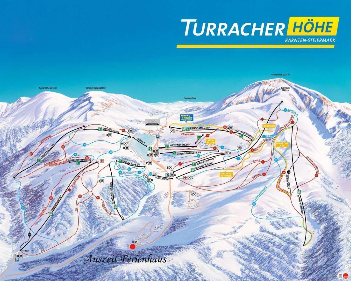 Auszeit Ferienhaus Fur 6 Personen ,Mit Grosser Terrasse Und Panoramablick, Turracher Hohe -A1 Haus 436 A Links- 外观 照片